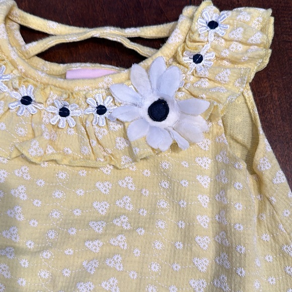 Little Lass Toddler Girls Floral Capris Matching Set - Picture 3 of 9